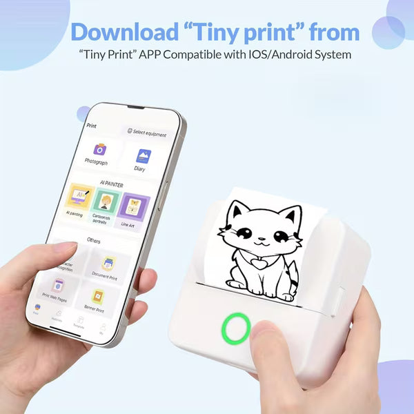 GOTOOGO طابعة حرارية لاسلكية