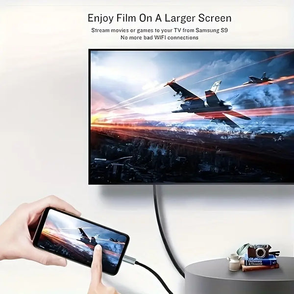 كابل محول USB-C إلى HDTV بدقة 4K